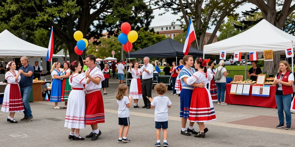 A lively Polish community event in San Francisco showcasing culture and connections through https://www.sfpol.com/.