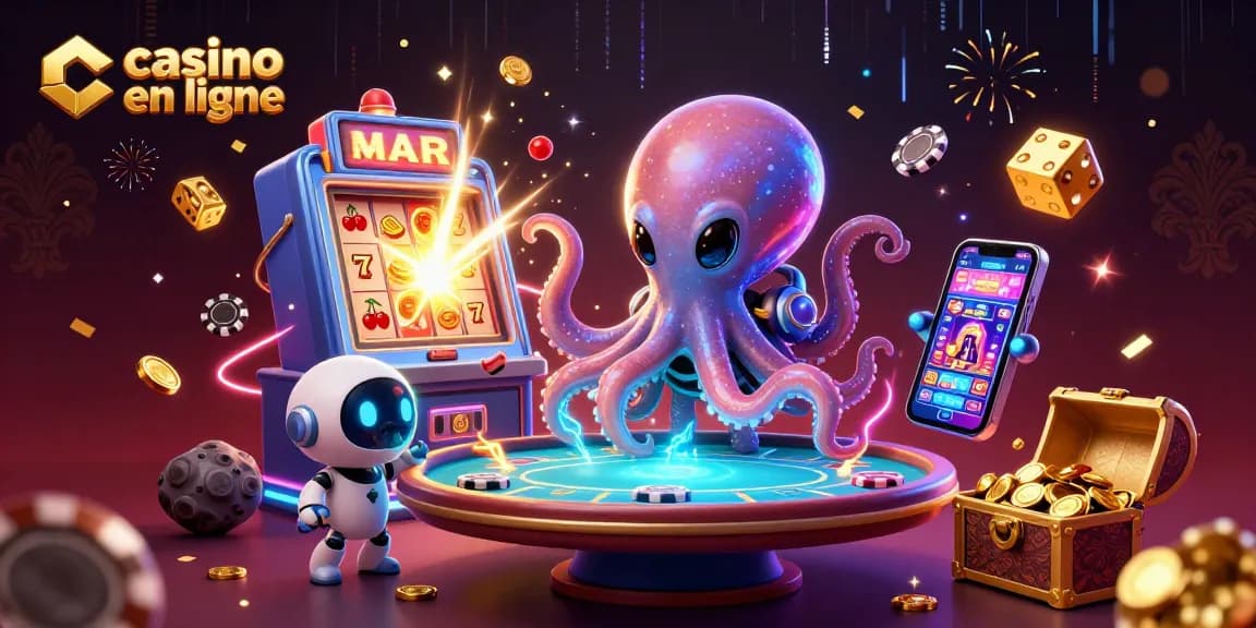 Jouer au casino en ligne avec l'extraterrestre et le robot, une expérience pleine de gains.