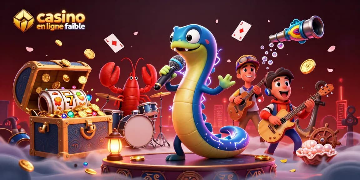 Jouer au casino en ligne fiable avec une ambiance sous-marine dans une illustration captivante.