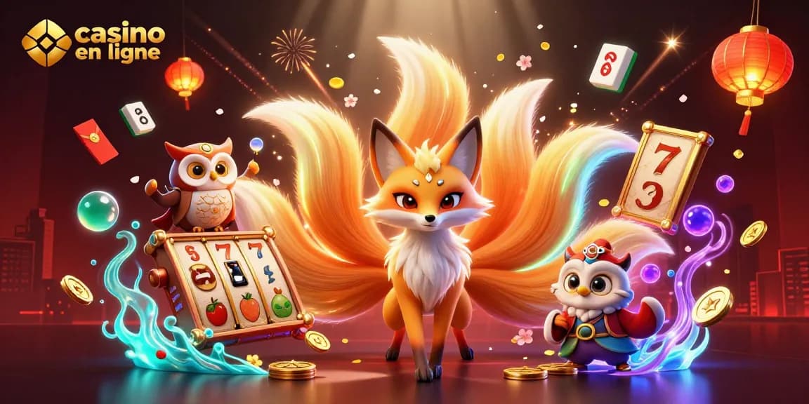 Gagnez aux jeux de casino en ligne avec une illustration captivante de la chance
