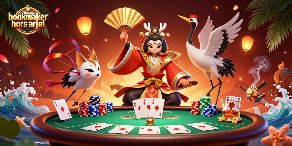 Pariez stratégiquement sur un bookmaker hors arjel avec cette scène captivante de poker.