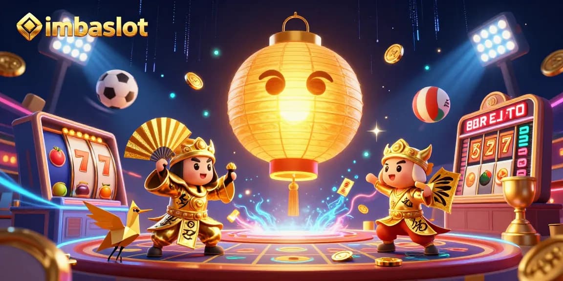 Experience the thrill of imbaslot with vibrant gaming elements and lucky symbols galore.