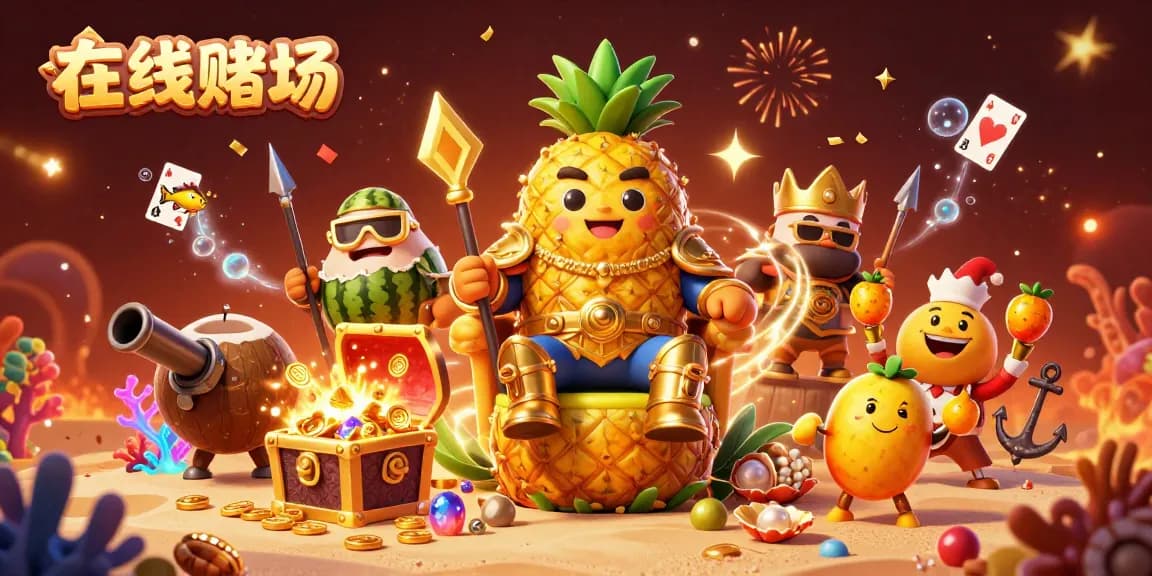 在线赌场中，拍摄旋转老虎机和水果主题游戏的刺激场景。