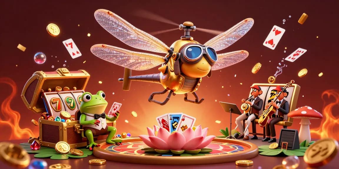 Pariez sur le site de paris sportif avec nos personnages animés dans une scène remplie de jeux captivants.