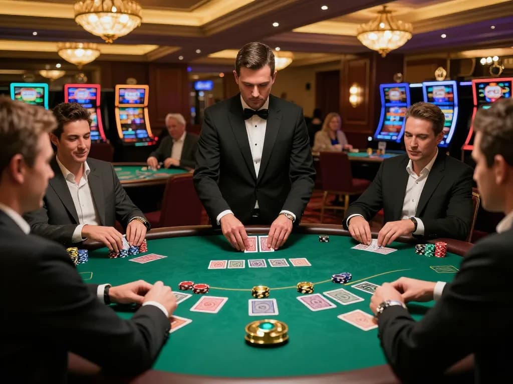 Experience dynamic gameplay at cloud-africa's blackjack tables with intense focus on strategic decisions
