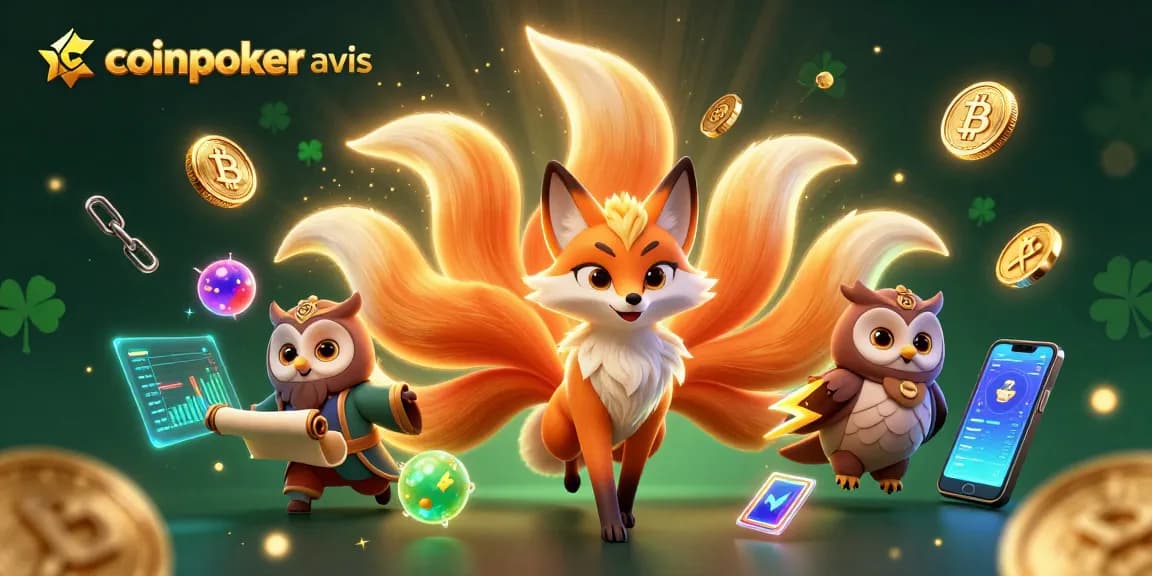 CoinPoker avis : jouez avec le poker, des crypto-monnaies et des jeux animés dans un monde vibrant !