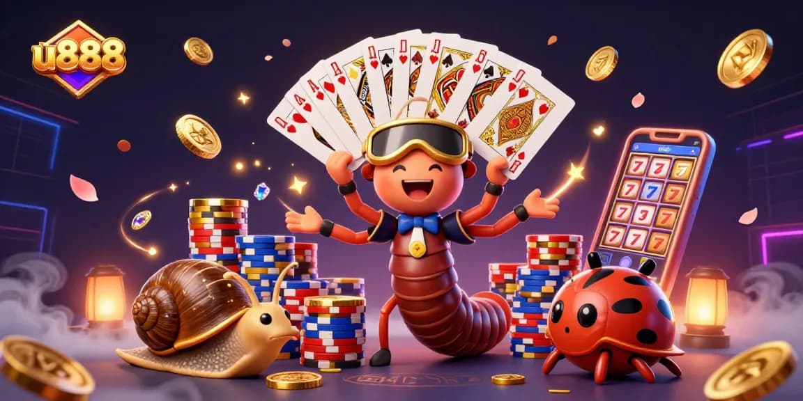 Experience the thrilling world of u888 casino with vibrant characters and dynamic gaming elements.