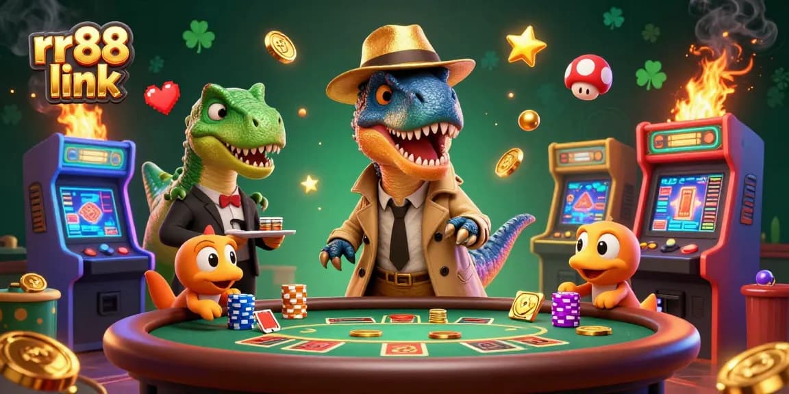 Experience thrilling gameplay at rr88 link with a velociraptor card counter, stegosaurus pit boss, and compy pickpocket.