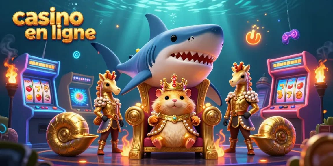 Savourez l'expérience de jeu captivante dans un casino en ligne avec ce roi hamster audacieux sur son trône.