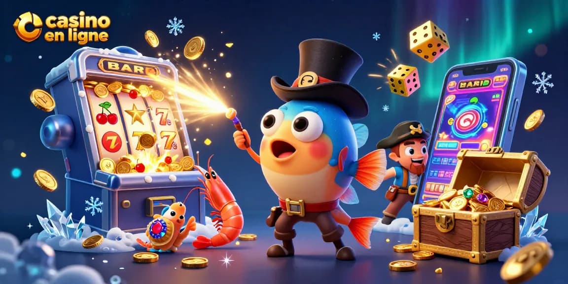 Jouez à des jeux de casino en ligne avec les anges des profondeurs illuminant des pièces d'or!