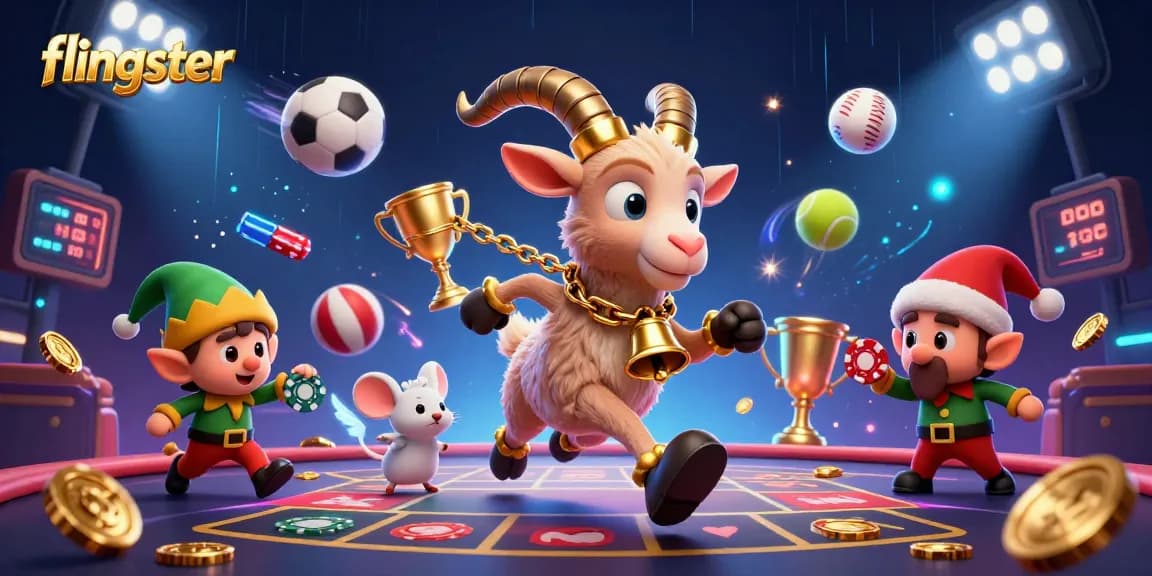 Engage with flingster's interactive video chat, featuring lively characters and casino elements.