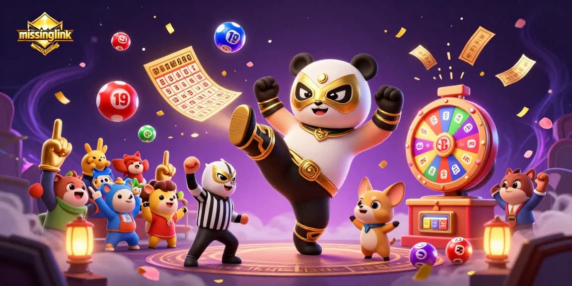 Watch the missinglink connect with excitement in this vibrant casino scene featuring animals enjoying games!