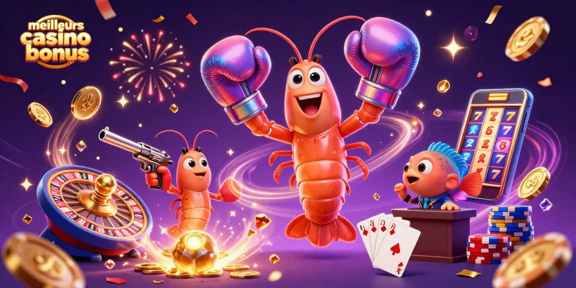 Vibrez avec les meilleurs casino bonus à travers cette illustration animée pleine d'énergie.