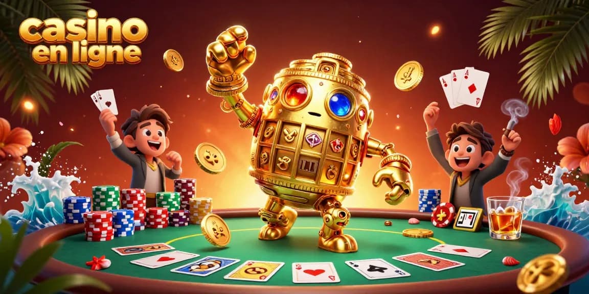 Découvrez un monde captivant des jeux de casino en ligne avec un golem doré en action.