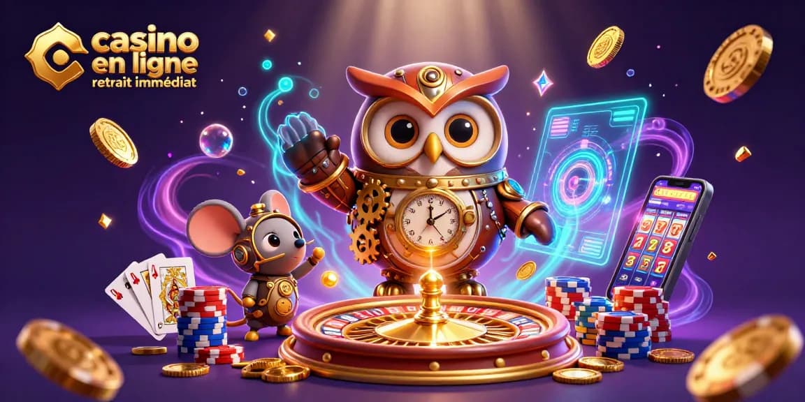 Jouez au casino en ligne avec retrait immédiat et profitez de gains rapides et passionnants.