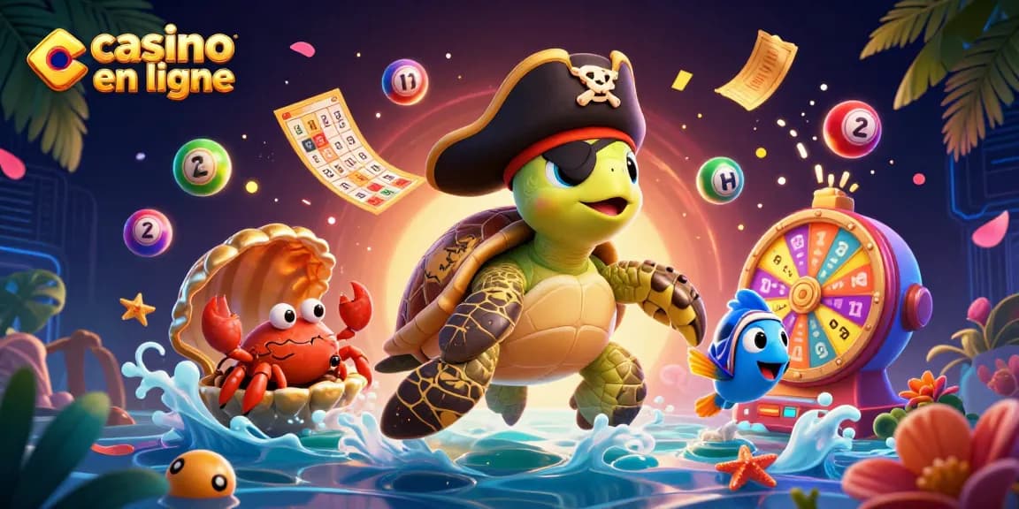 Jouez au casino en ligne avec des personnages animés dans un monde de jeux colorés et festifs.