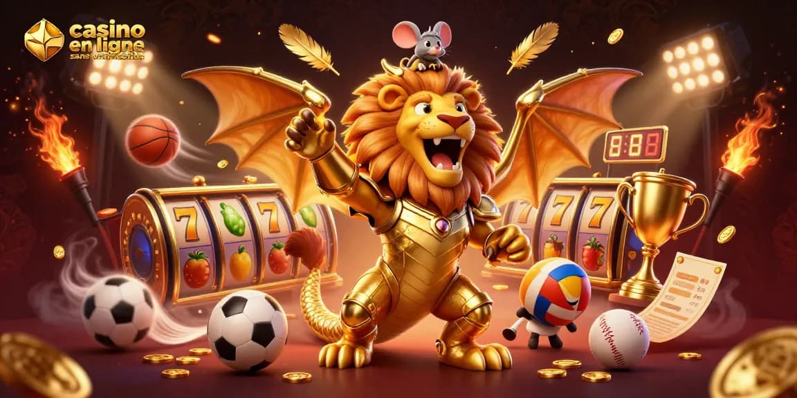 Jouez au casino en ligne sans vérification et découvrez des jackpots avec une chimère dorée dynamique.