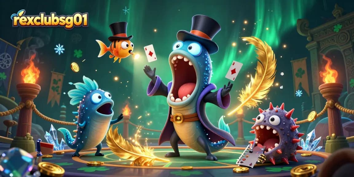 Engage with rexclubsg01 through enchanting casino magic performed by charming underwater creatures.
