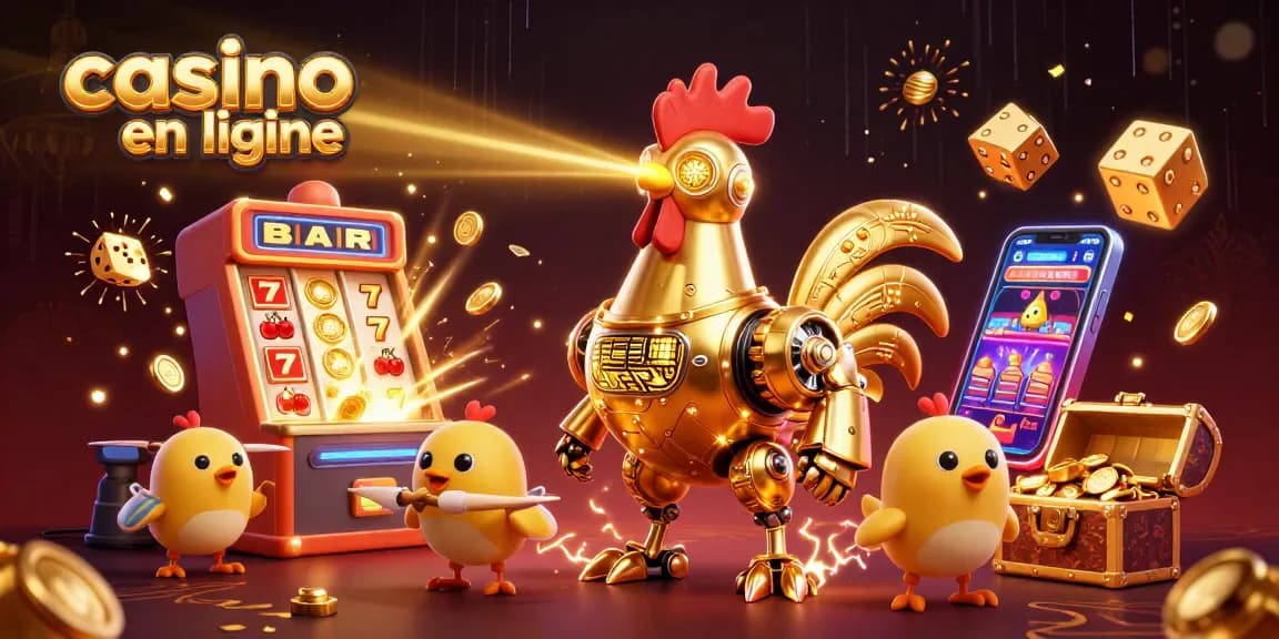 Jouer dans un casino en ligne avec des personnages animés et des machines à sous éclatantes.