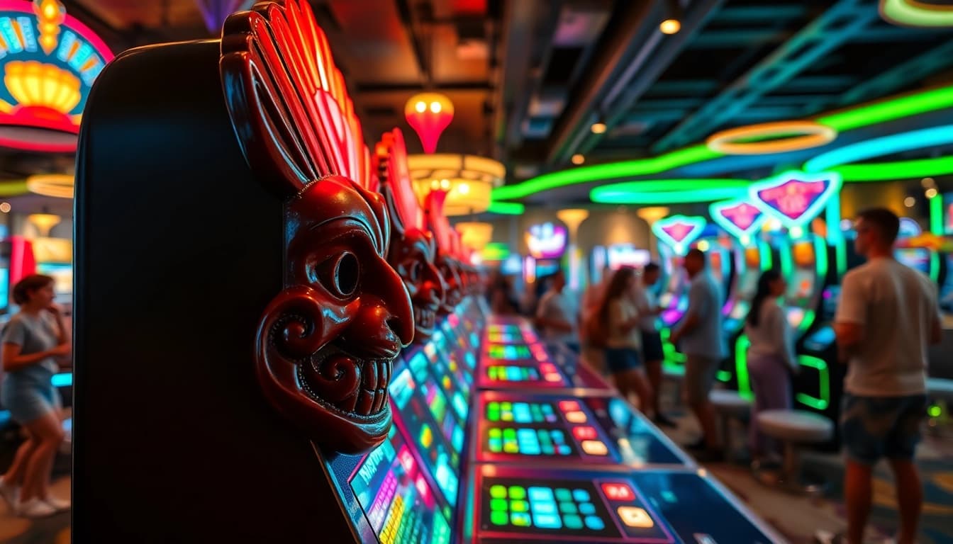 Menangkan jackpot besar di tikislot yang penuh warna di kasino.
