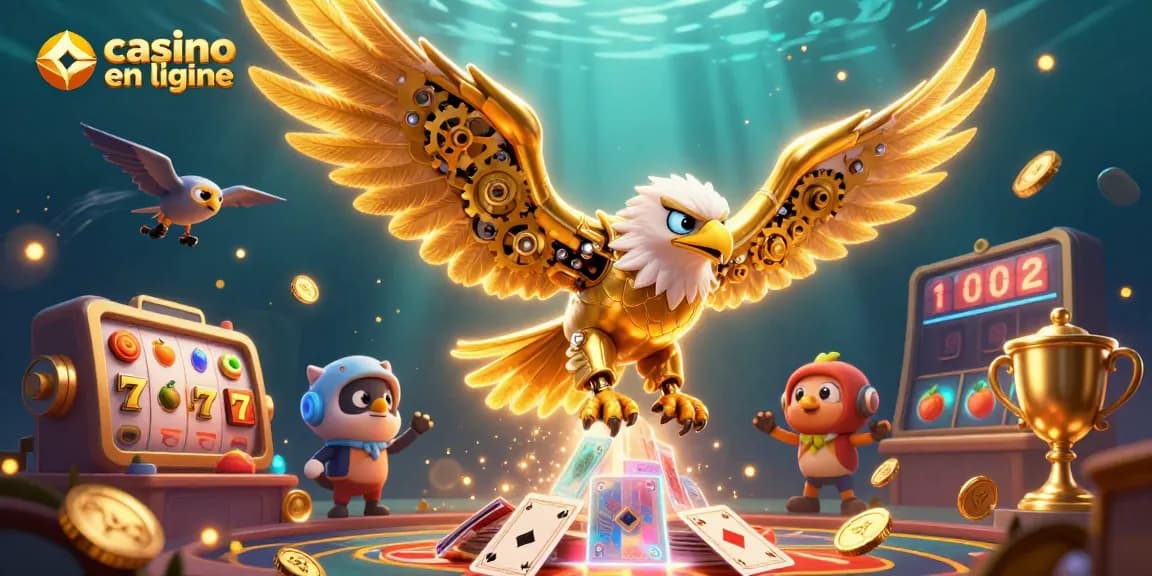 Jouez au casino en ligne avec des machines à sous et des éléments dynamiques de jeu.
