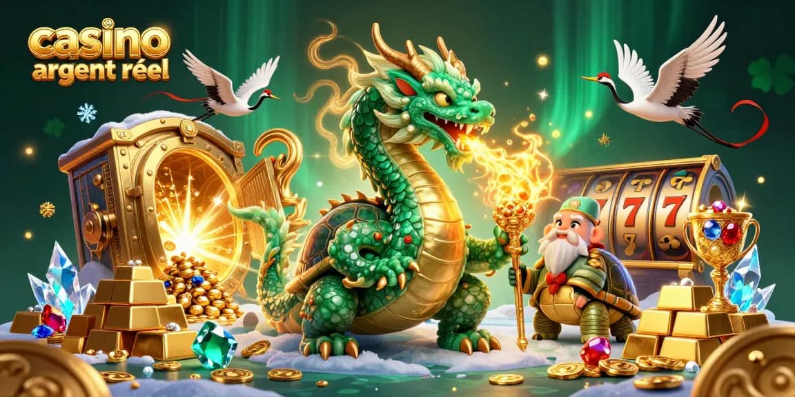 Jouer à des jeux de casino en ligne argent réel avec une ambiance magique et chanceuse.