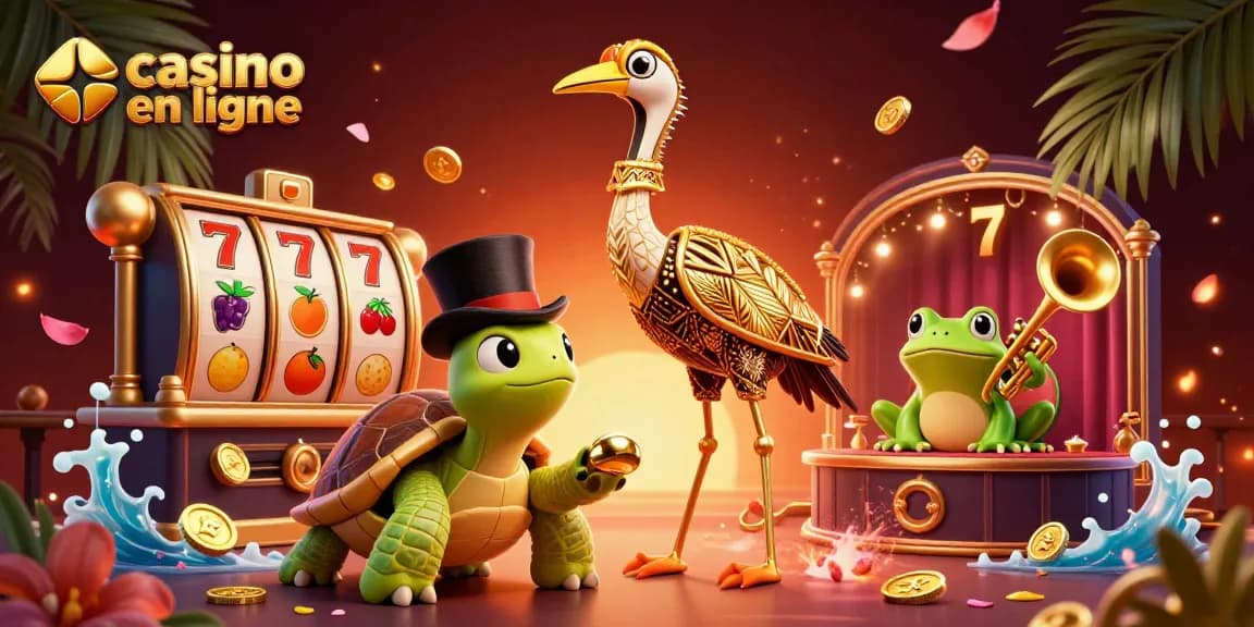 Profitez du casino en ligne avec cette illustration colorée et immersive, mettant en scène un crâne art déco.