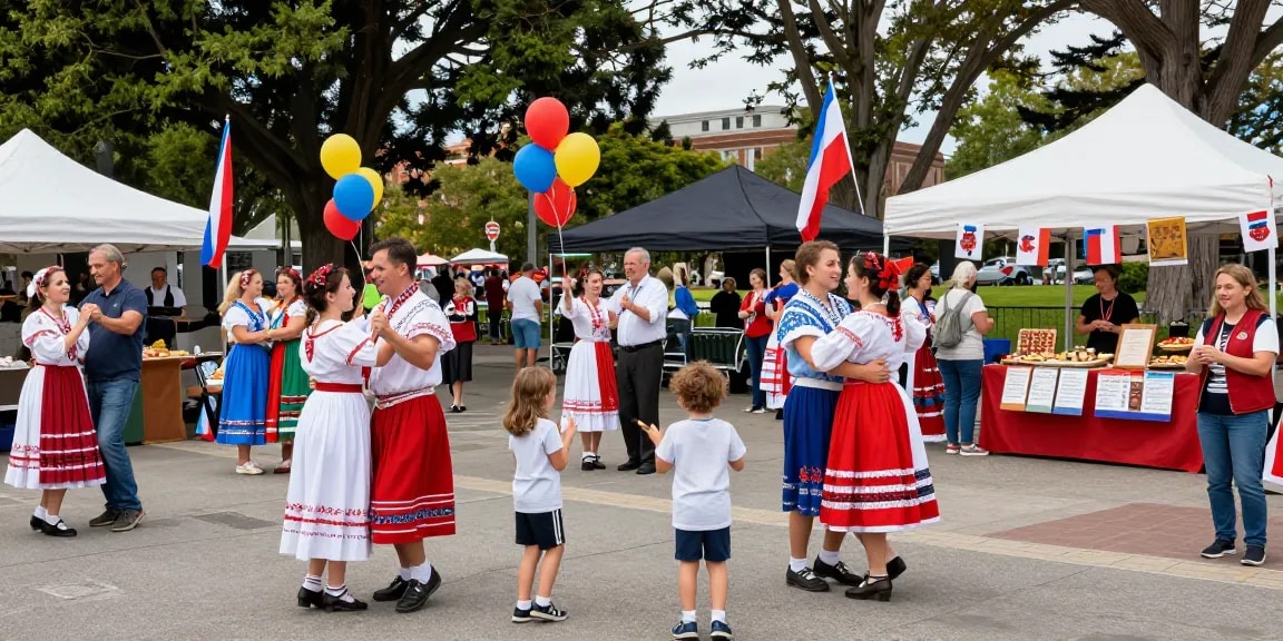 A lively Polish community event in San Francisco showcasing culture and connections through https://www.sfpol.com/.