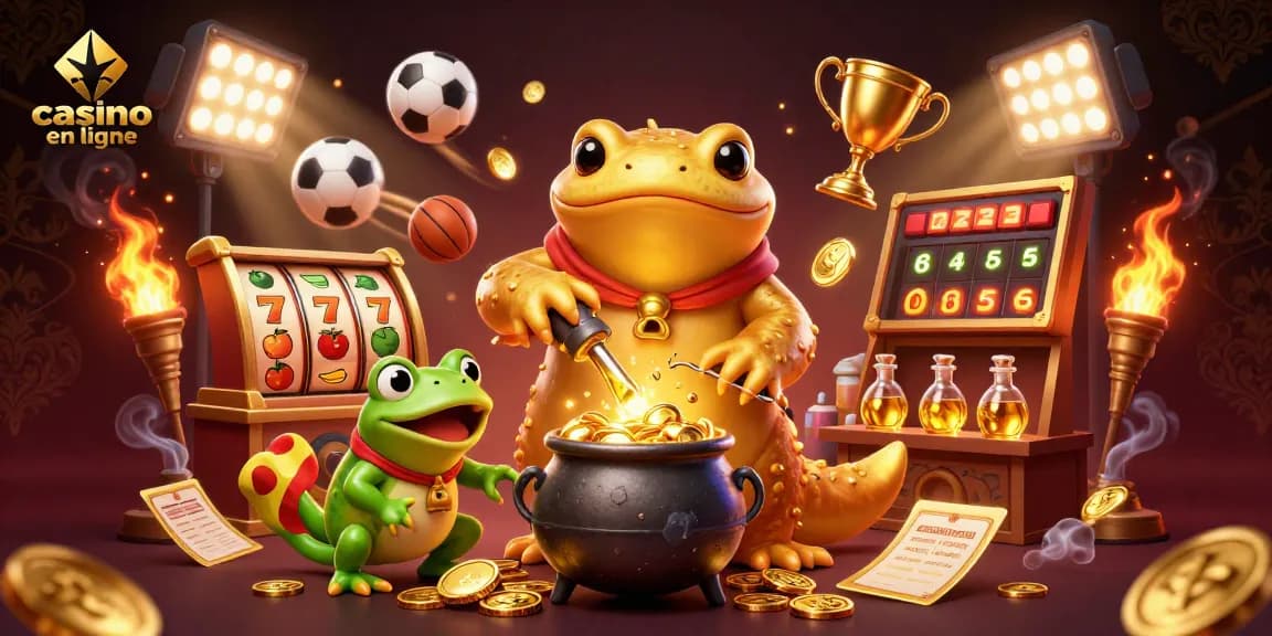 Découvrez les jeux de casino en ligne avec un alchimiste et une ambiance dorée fascinante.