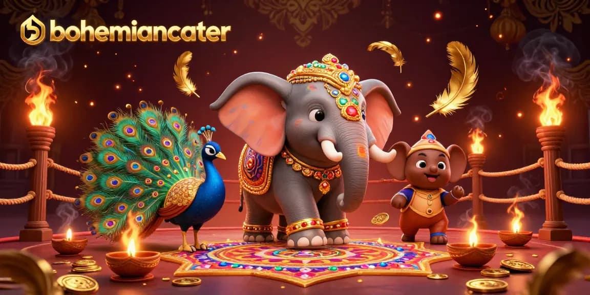 Experience thrilling gameplay at bohemiancater with vibrant 3D characters and mesmerizing casino elements.