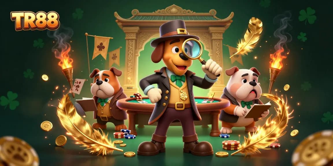 TR88 reveals golden poker chips as a detective duo investigates casino clues in thrilling action.