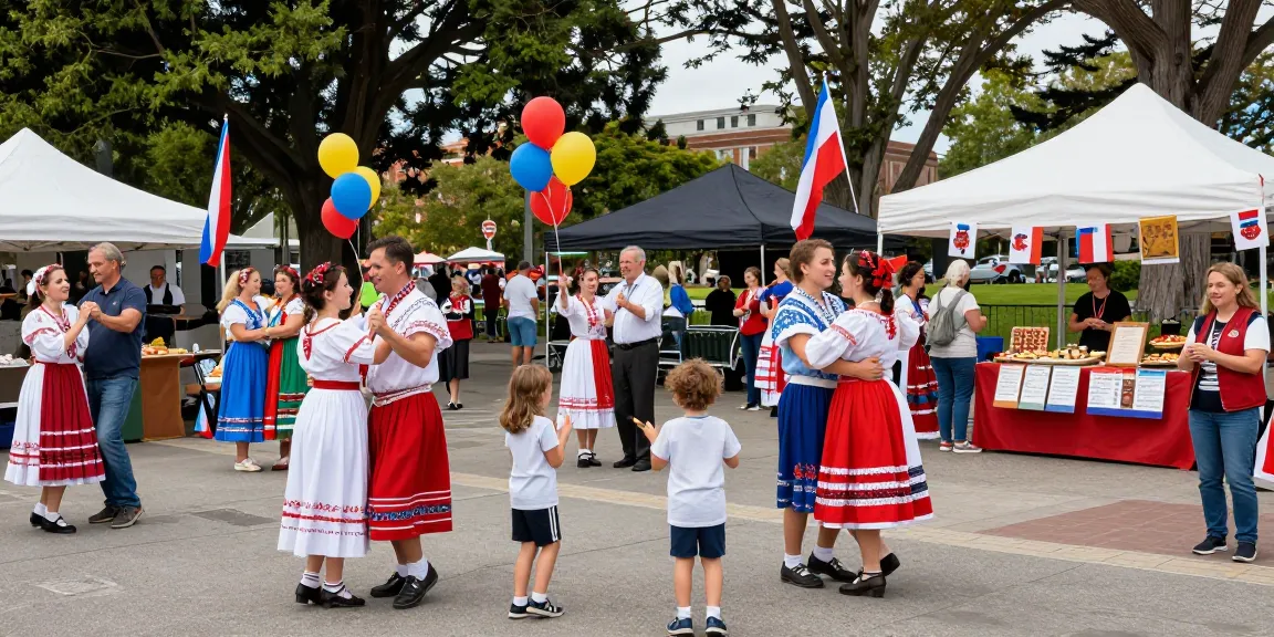 A lively Polish community event in San Francisco showcasing culture and connections through https://www.sfpol.com/.