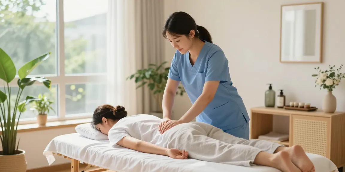 종로출장마사지 제공하는 건강 클리닉에서 환자 맞춤 치료하는 모습