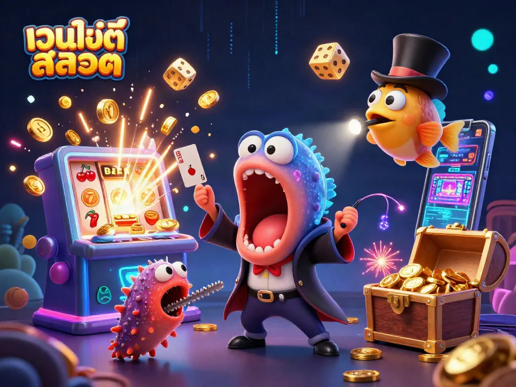 เว็บไซต์สล็อต แสดงการเล่นพนันด้วยการ์ตูน 3 มิติที่น่าตื่นตาตื่นใจ