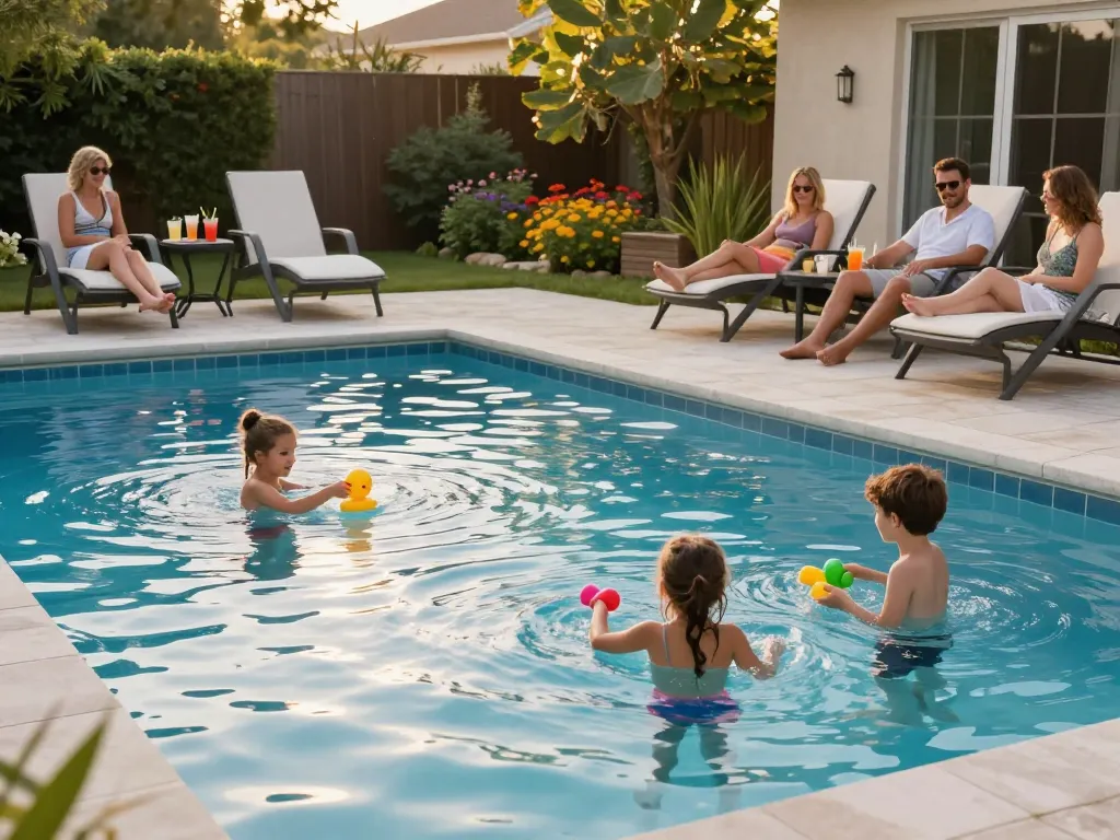 Dolphin Pool Services ensures families enjoy sparkling clean pools with professional care.