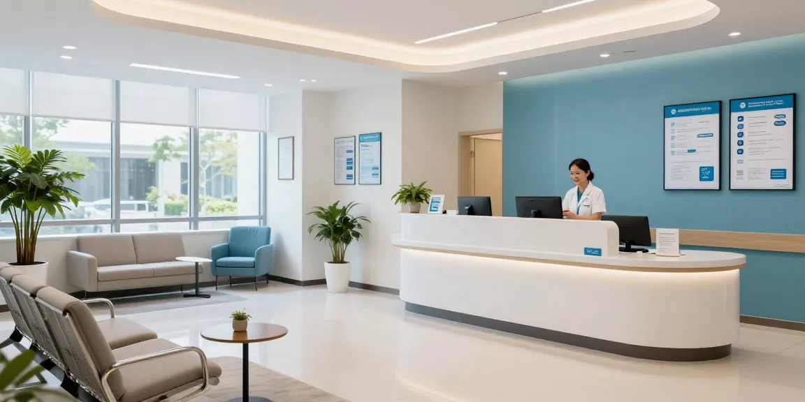 Truck driver health insurance options in a welcoming healthcare environment with professional medical services and patient care.