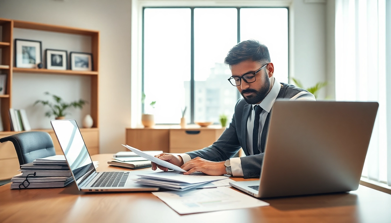 Read more here to see a chartered accountant analyzing financial data in a modern Kanpur office.