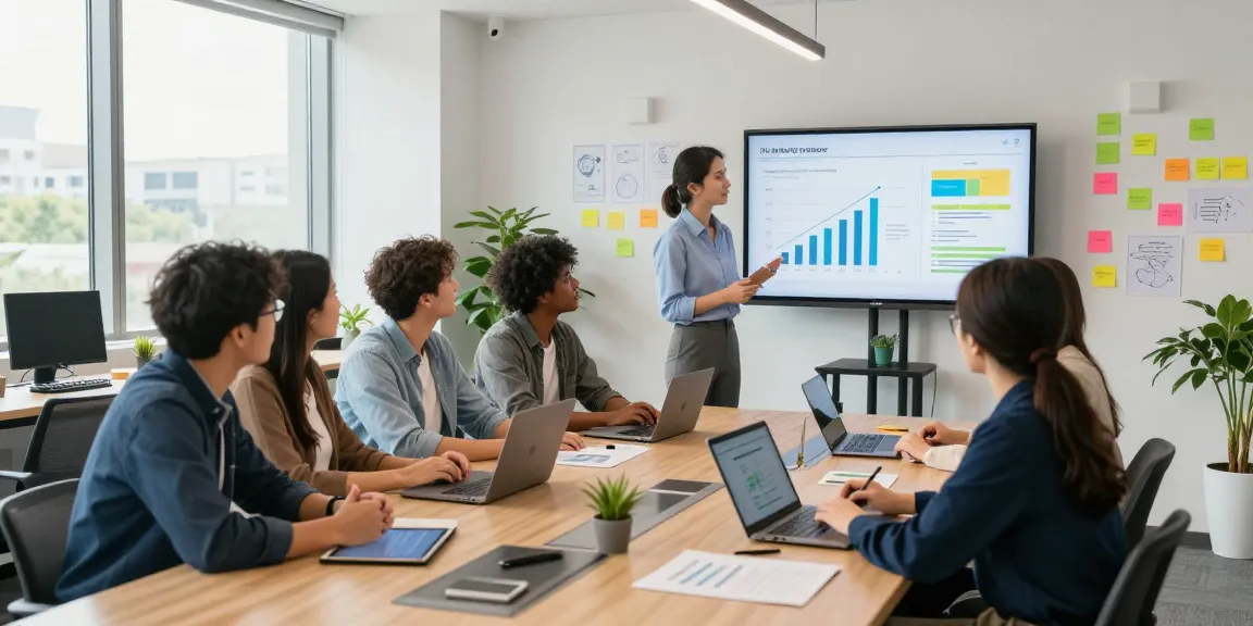 Companies collaborating in a modern office space to innovate and grow.