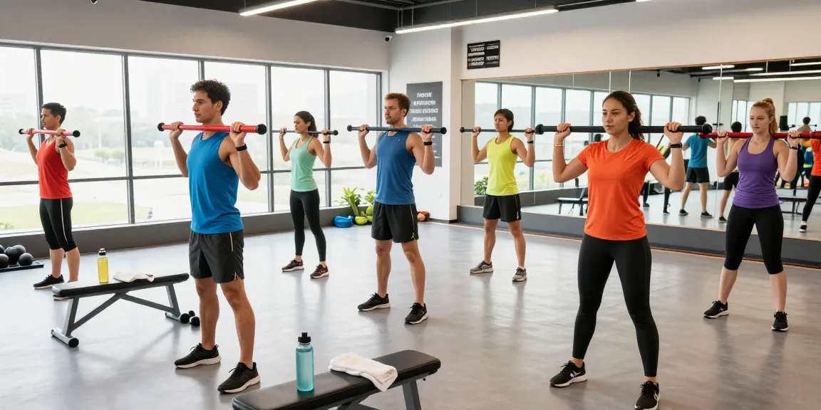 Active group working out at Astera Shop gym, showcasing strength training and fitness lifestyle.