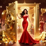 Experience thrilling gameplay at sunwin with luxurious casino elements and golden treasures.