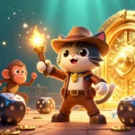 Jouez à des jeux passionnants sur le casino en ligne argent réel avec une illustration de casino 3D captivante.