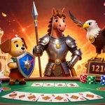 Partecipa a un'azione emozionante presso casino non aams con elementi e personaggi di poker vivaci.