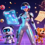 Experience thrilling action at ph88 with a vibrant lottery scene featuring bouncing colorful balls and dynamic prizes.