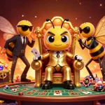 Experience the thrill of Bandar Live Casino with dynamic scenes of excitement and gaming action.