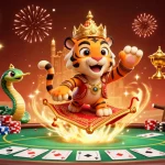 Engage with the web3 and blockchain services marketplace featuring a dynamic casino scene.