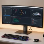 Professionelle BMW Werkstatt Hannover mit modernen Diagnosetools und Softwarelösungen für Fahrzeugoptimierung.