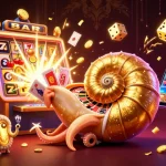 Play exciting slots with a slot deposit 5000 at the online casino, full of radiant illustration details.