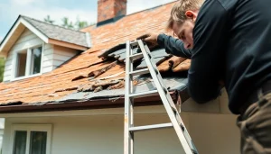 Analyze spray foam roof damage on a residential home with detailed texture highlights.