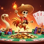 Le nouveau casino en ligne met en avant une illustration dynamique d'une fête de victoire avec des personnages animés.