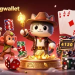Boostingwallet showcases a cat archaeologist uncovering treasure amid dynamic casino elements.